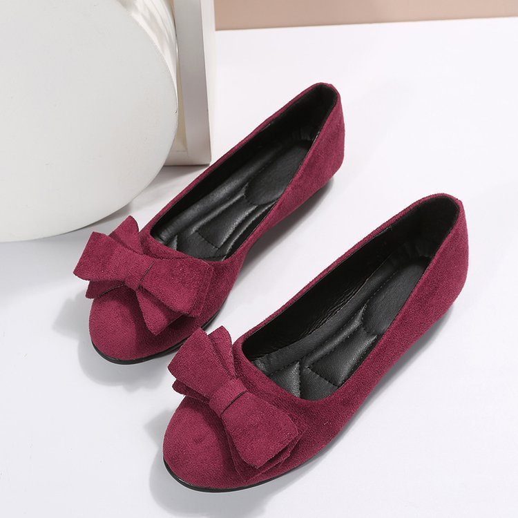 Classic Suede Flats | Bow Detail | Lightweight Comfort | Everyday Chic