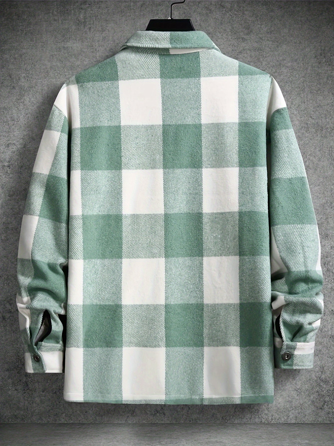 Men’s Plaid Shirt Jacket | Button-Up Shacket | Warm Casual Outer Layer