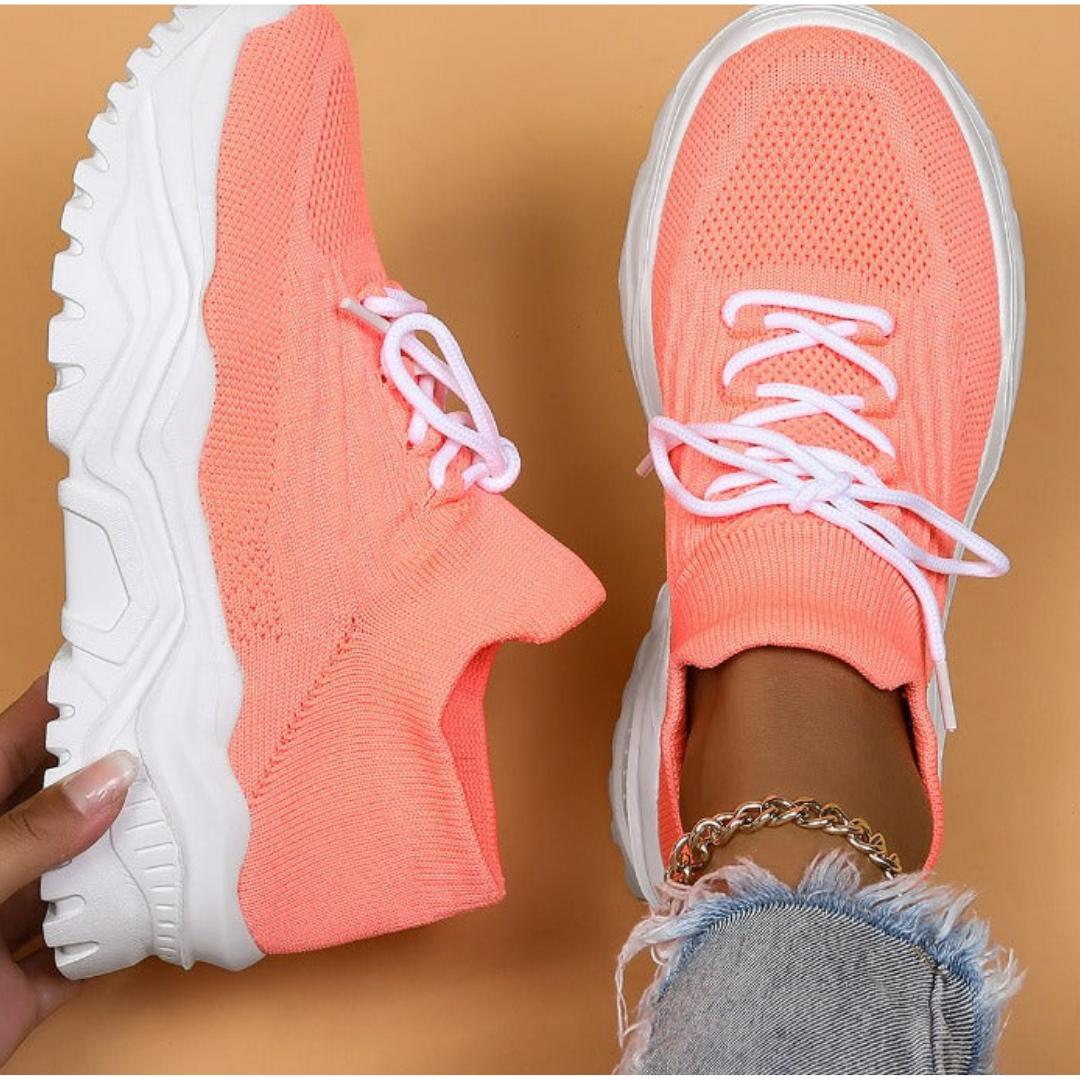 Lightweight Knit Sneakers | Sock-Fit Design | Cushioned Sole Comfort