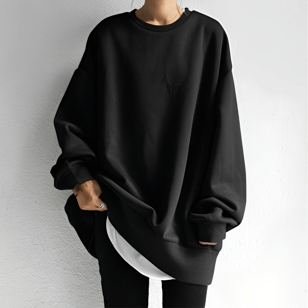 Oversized Crewneck Sweatshirt | Drop Shoulder | Soft Brushed Fleece