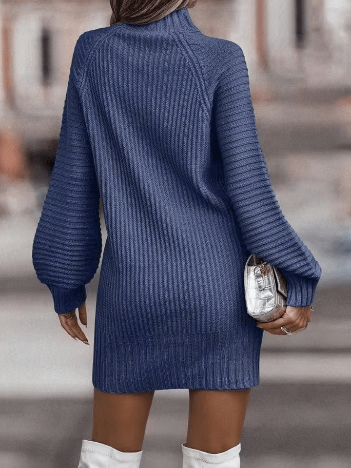 Cozy Turtleneck Sweater Dress | Chunky Knit | Versatile Style | Fall & Winter Fashion