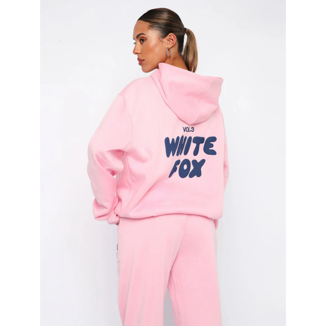 Oversized Graphic Hoodie | “White Fox Vol.3” Printed Pullover | Casual Streetwear Canada