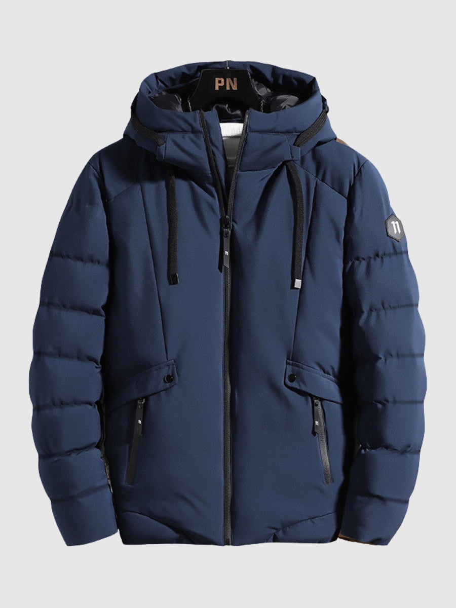 Men’s Hooded Puffer Parka | Windproof | Winter Insulated Outerwear
