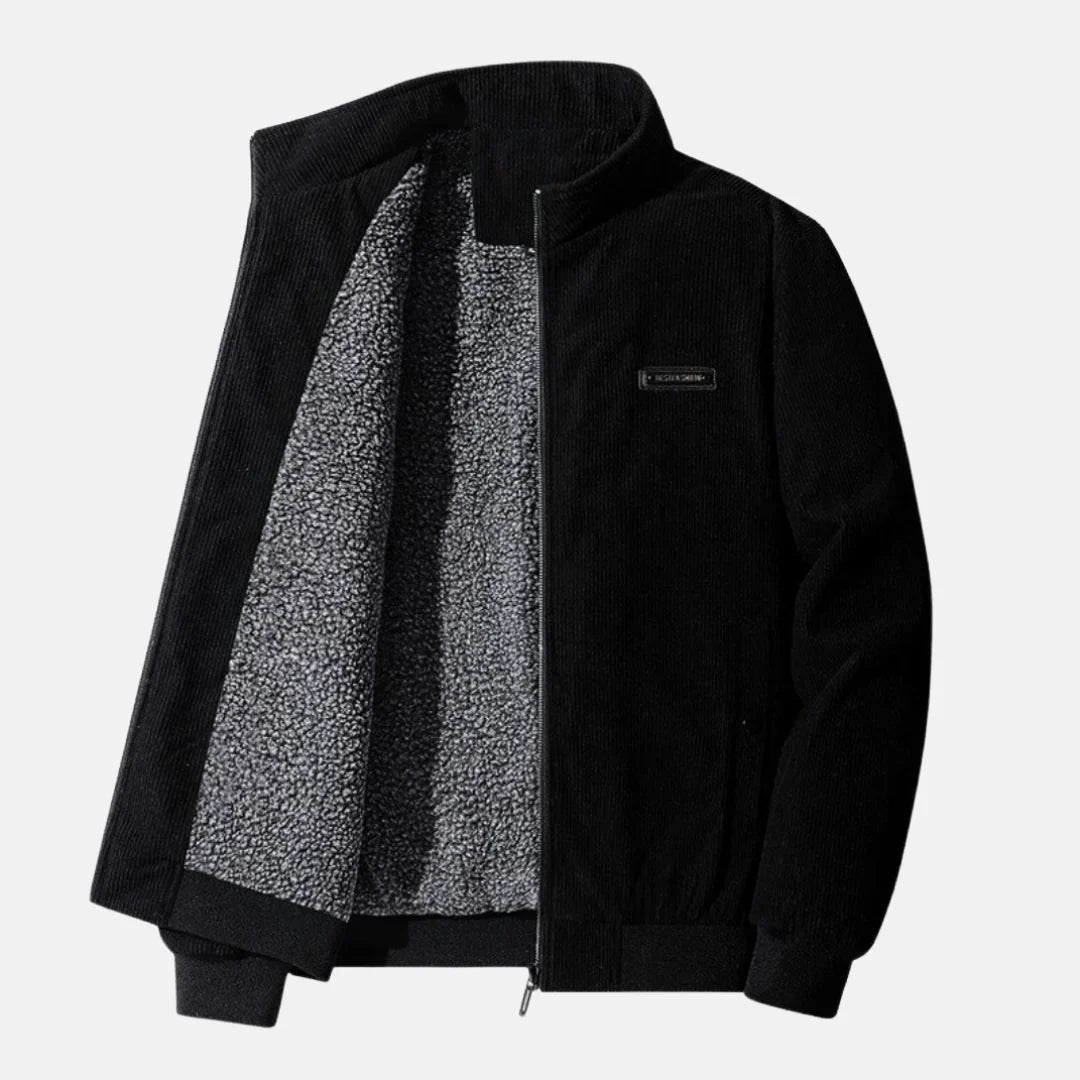 Men's Sherpa-Lined Fleece Jacket | Ultra-Warm Comfort | Casual Winter Essential