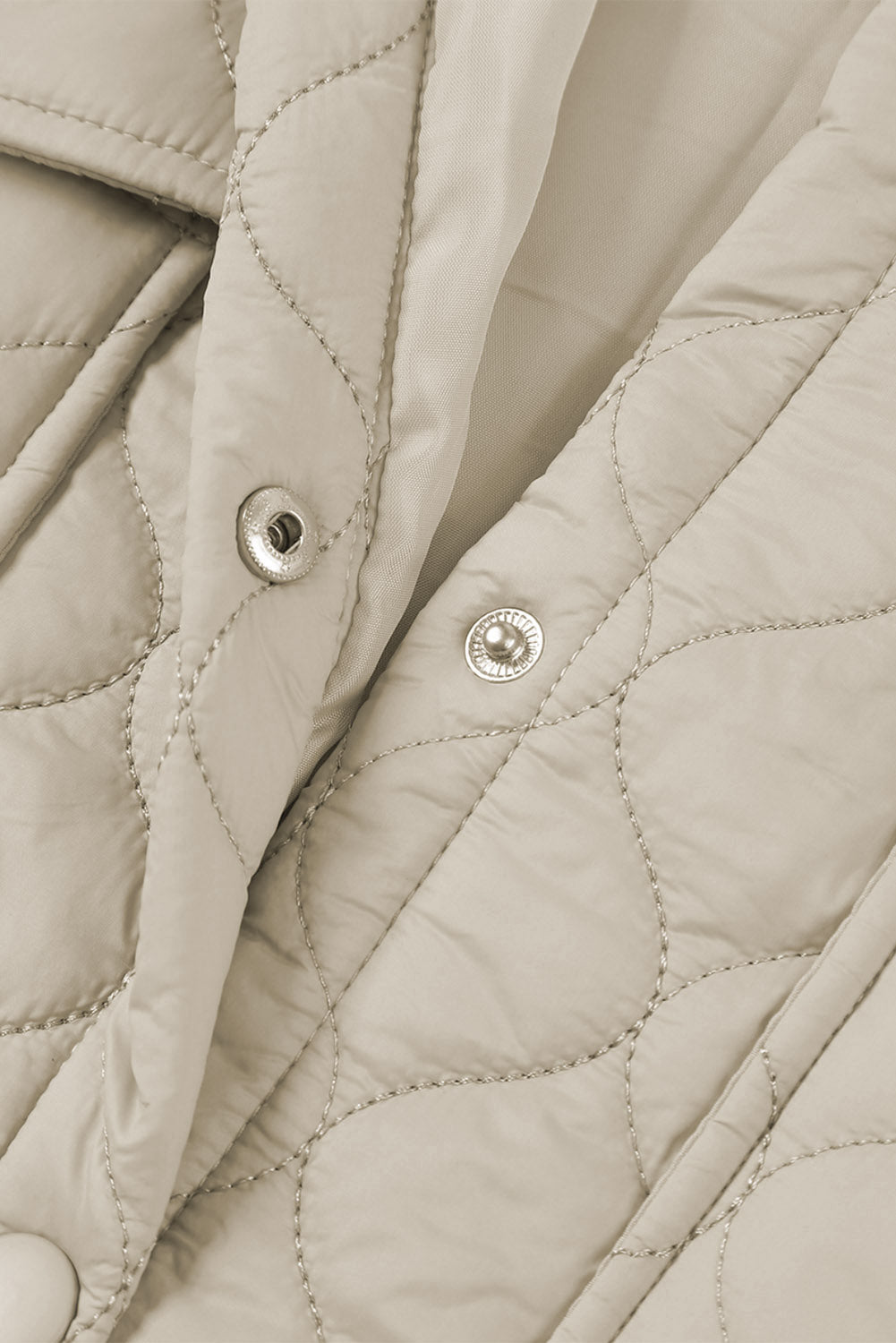 Quilted Button-Up Shacket | Lightweight Warmth | Oversized Fit | Casual Style