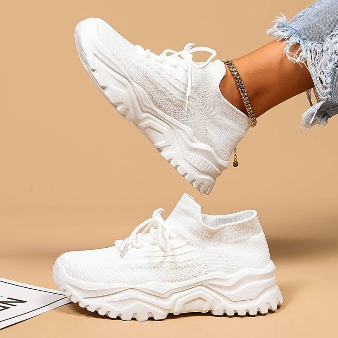 Lightweight Knit Sneakers | Sock-Fit Design | Cushioned Sole Comfort