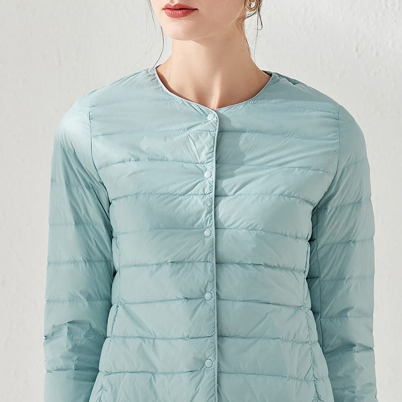 Lightweight Quilted Jacket | Packable Design | Water-Repellent Fabric | Spring Layering