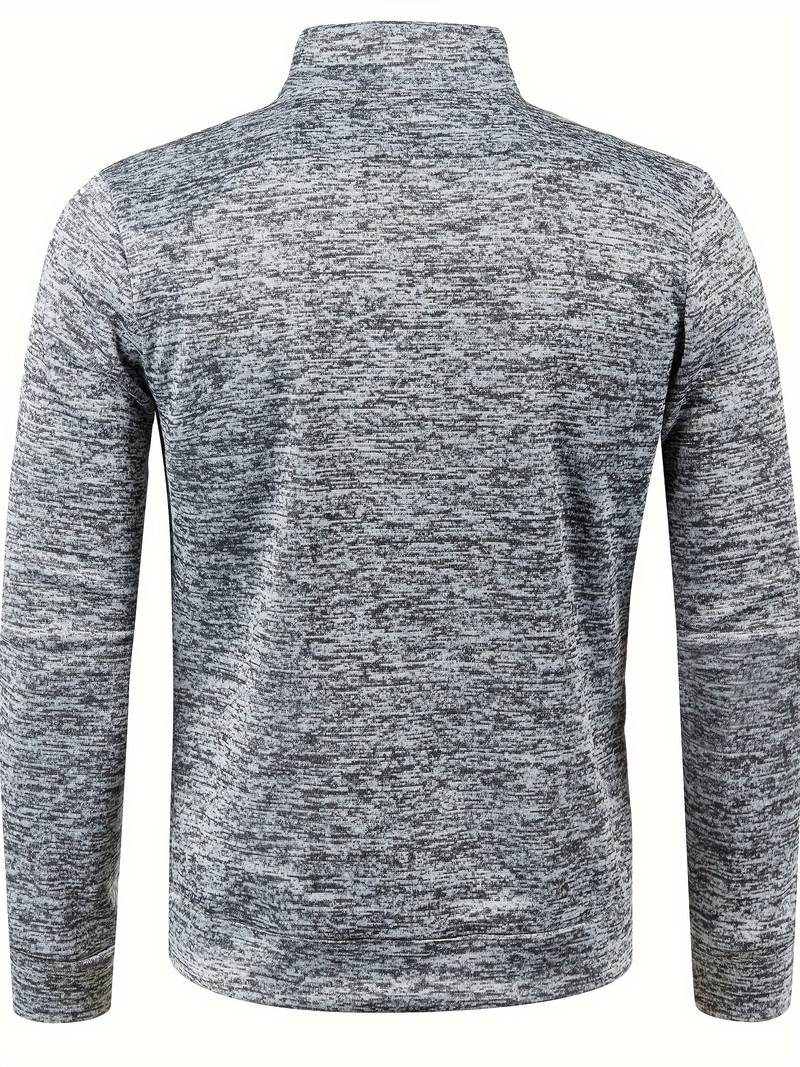 Men’s Zip-Up Knit Track Jacket | Lightweight Layer | Sport-Casual Fit