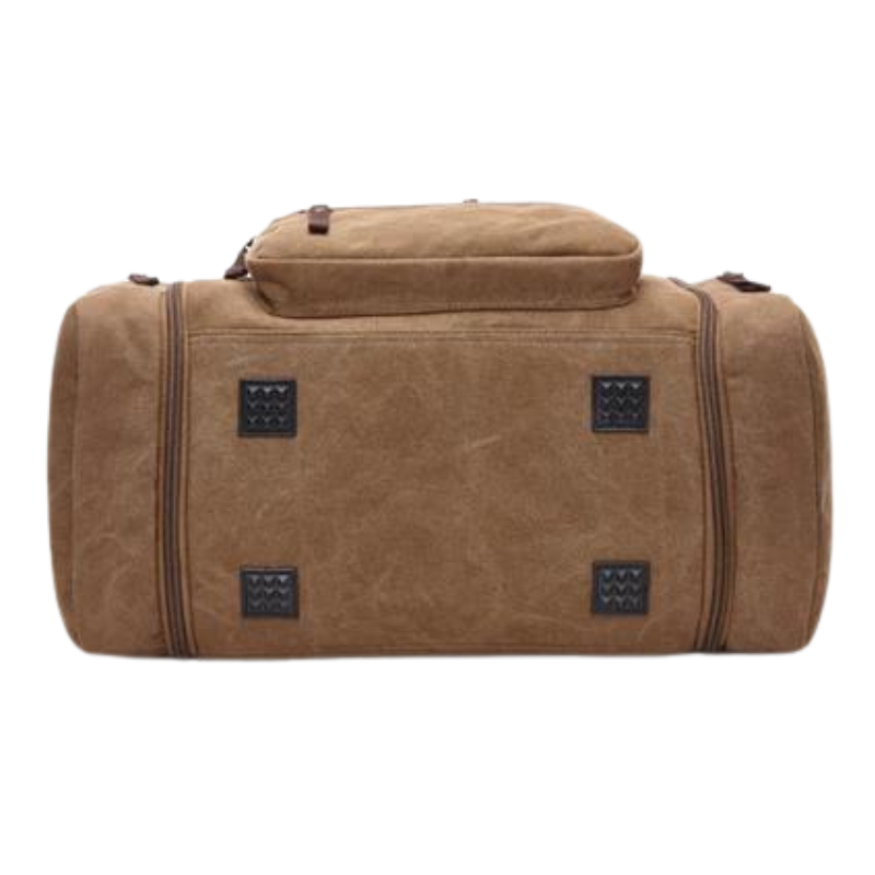 Men's Canvas Duffel Travel Bag | Vintage-Style Weekender with Pockets | Lightweight Carryall Canada