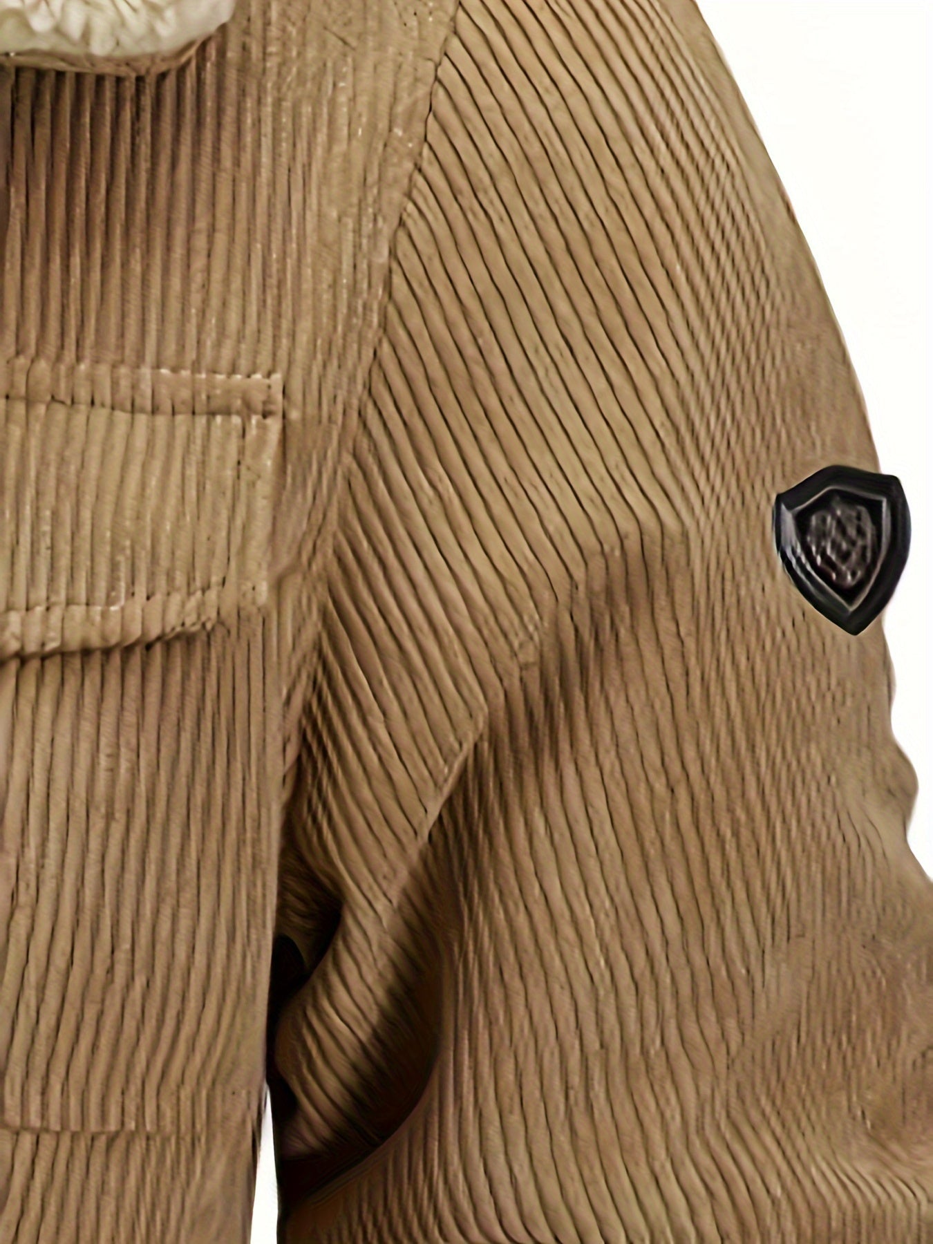 Men's Corduroy Sherpa Trucker Jacket | Lined Outerwear | Fall-to-Winter Layer