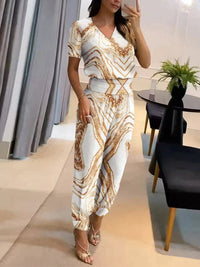 White with pattern