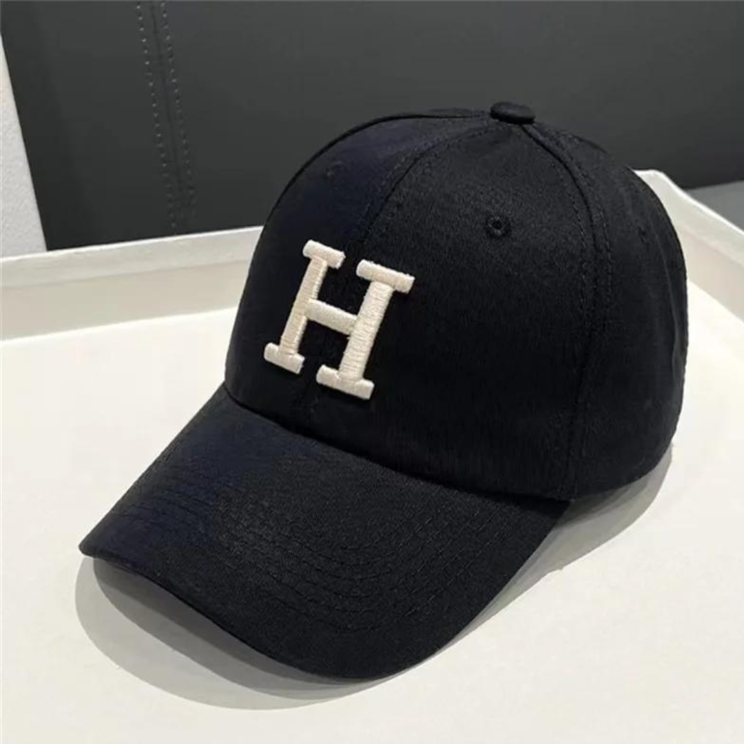 Embroidered Baseball Cap | Classic Adjustable Hat with Varsity “H” | Everyday Streetwear Accessory
