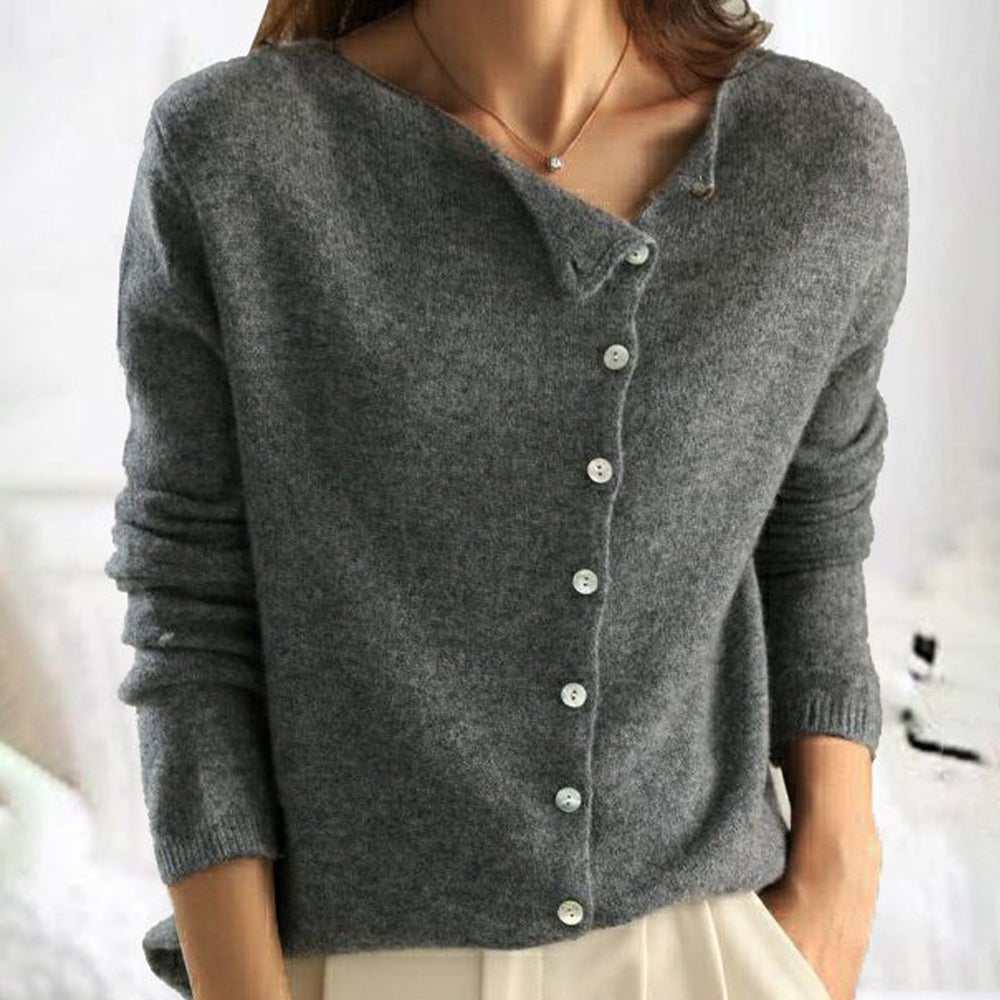 Button-Up Knit Cardigan | Soft Lightweight Fabric | Relaxed Fit | Casual Elegance