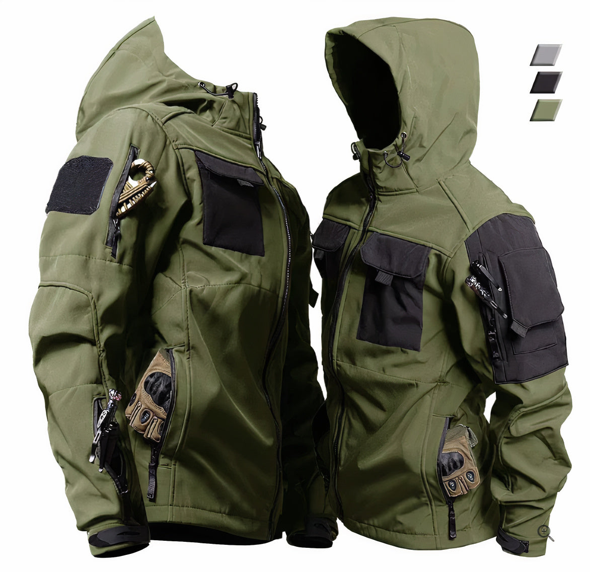 Tactical Softshell Jacket | Windproof Outdoor Performance | Utility Design