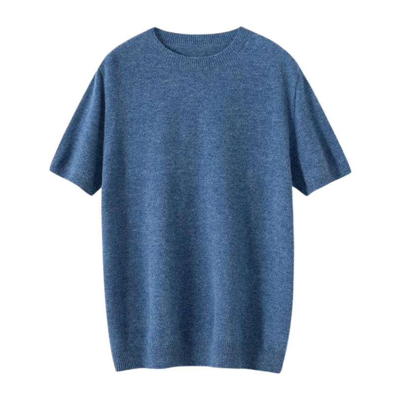 Men’s Knit Crewneck T-Shirt | Lightweight Short-Sleeve Top