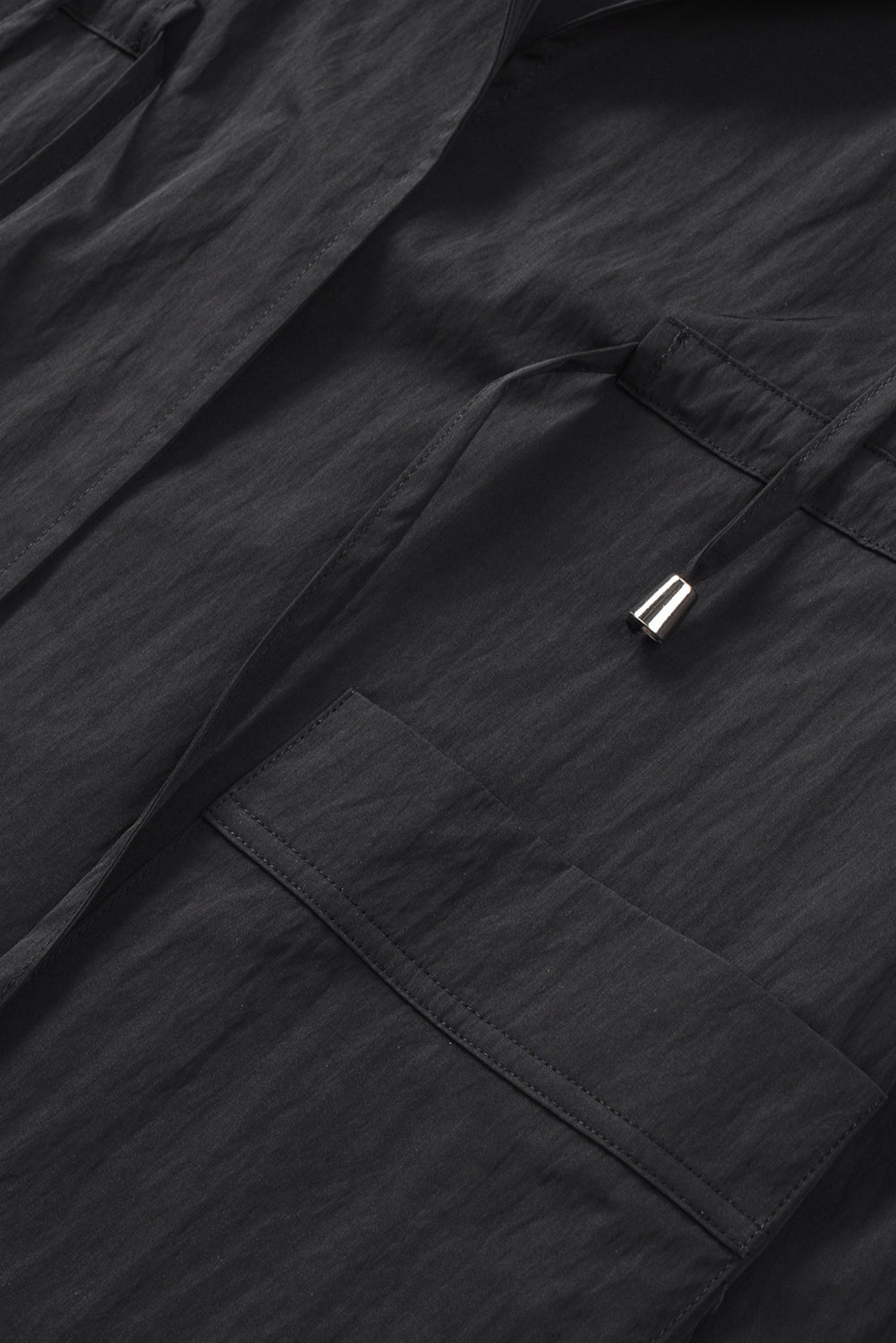 Lightweight Hooded Jacket | Water-Resistant | Adjustable Waist | Casual Layer