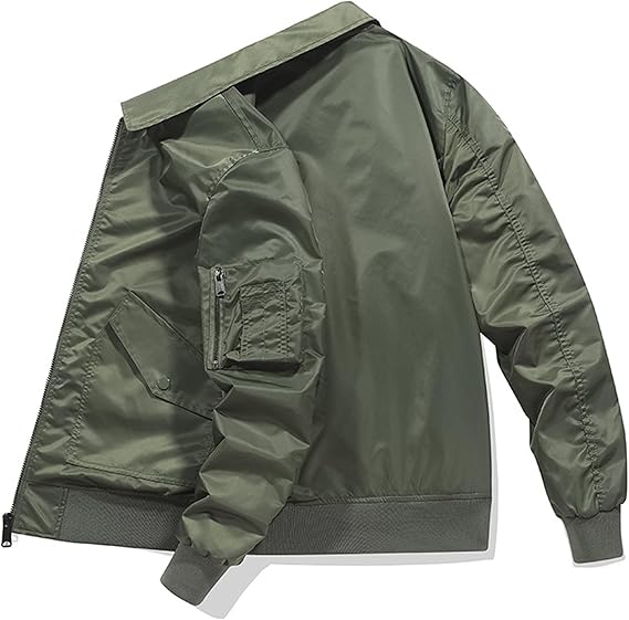 Classic Bomber Jacket | Wind-Resistant Design | Lightweight Comfort | Everyday Outerwear