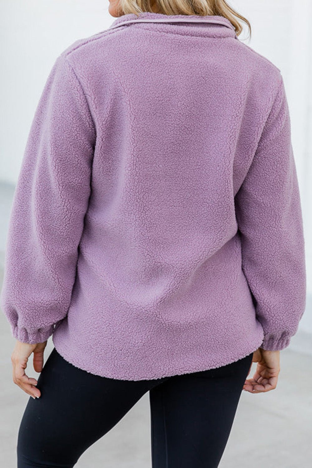 Cozy Sherpa Jacket | Warm & Soft Texture | Polyester Blend | Everyday Outerwear