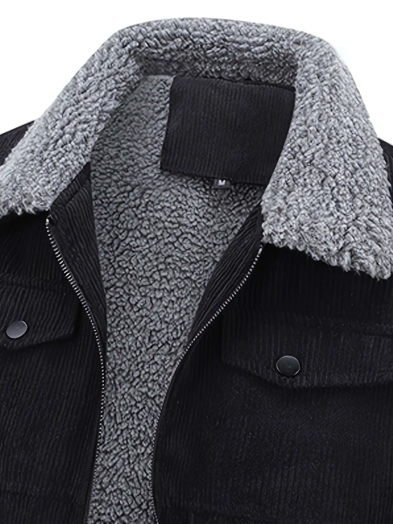 Men's Corduroy Sherpa Trucker Jacket | Lined Outerwear | Fall-to-Winter Layer