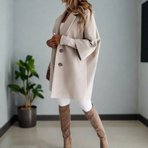 Oversized Double-Breasted Blazer | Relaxed Fit | Chic and Versatile