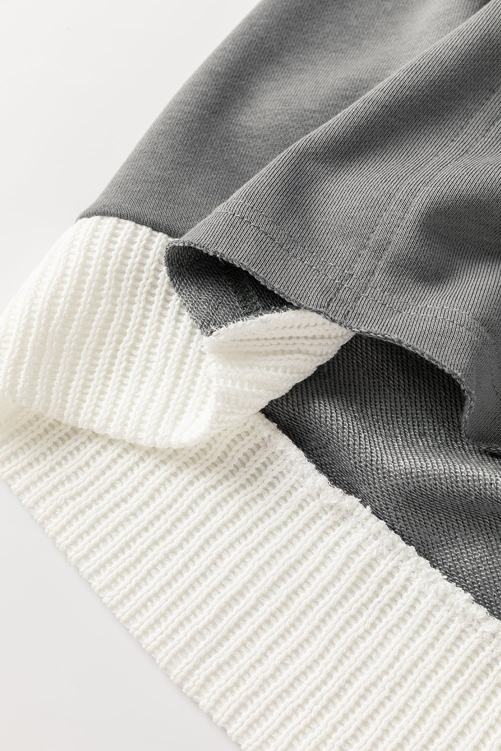Colour-Block Hoodie Cardigan | Soft Knit | Button-Up Design | Casual Layer