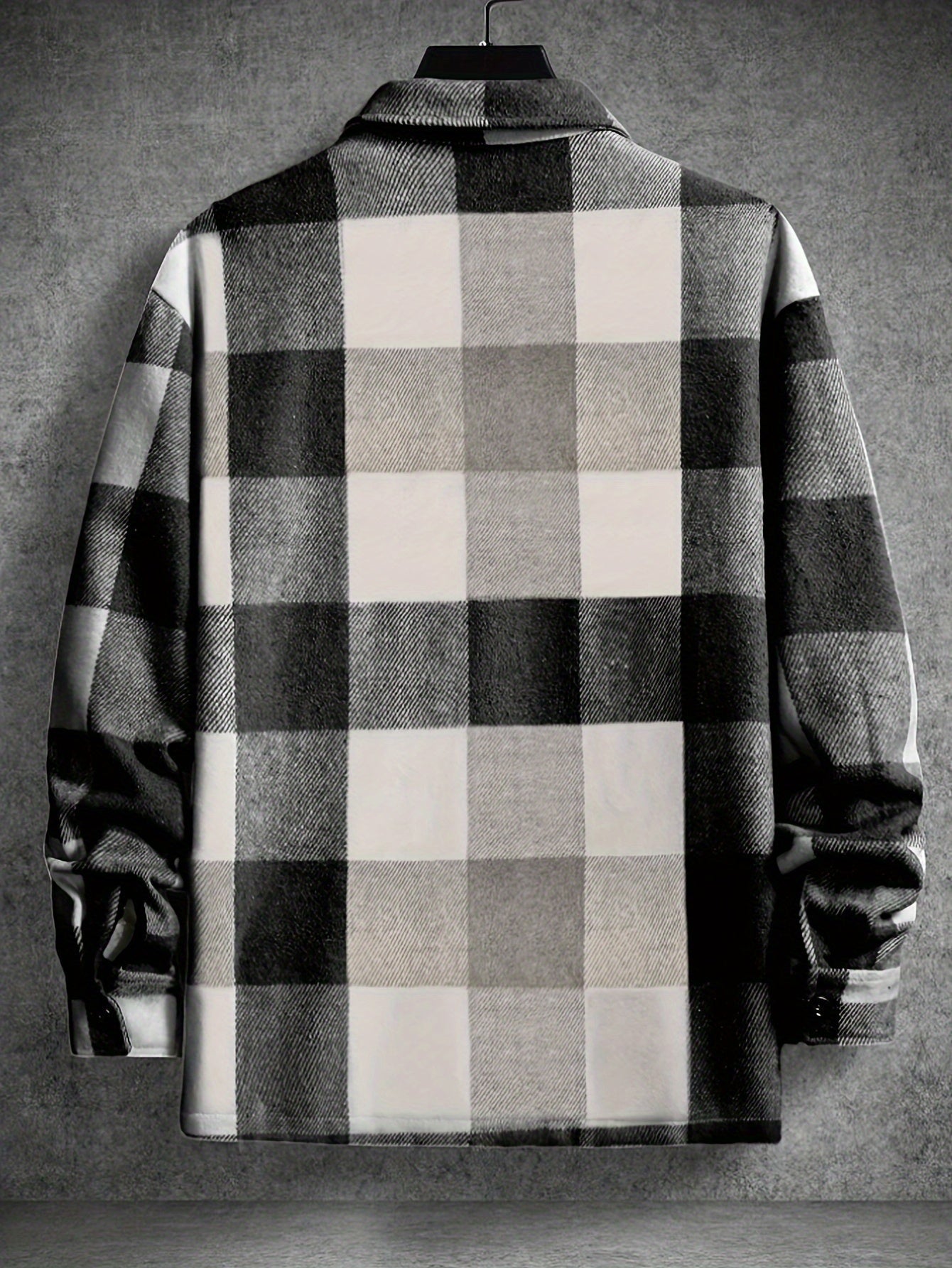 Men’s Plaid Shirt Jacket | Button-Up Shacket | Warm Casual Outer Layer