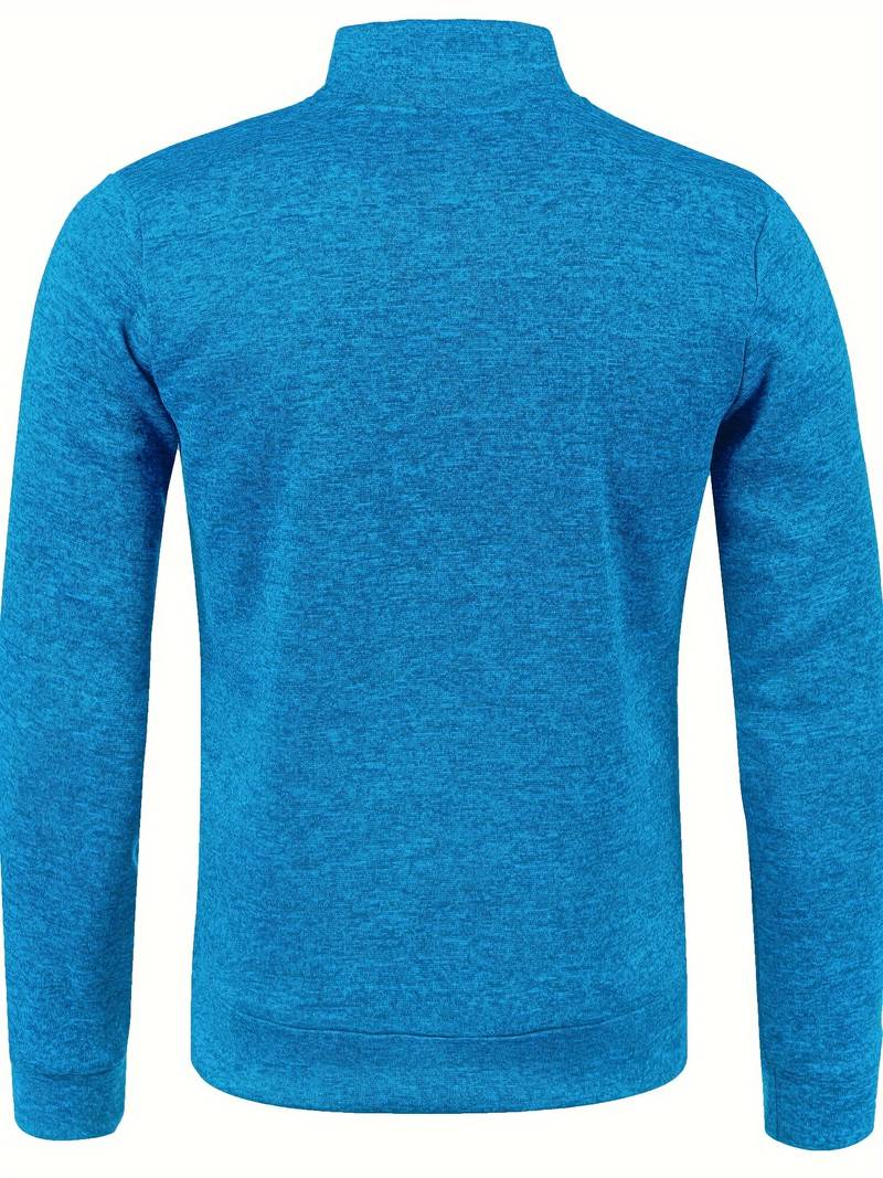 Men’s Zip-Up Knit Track Jacket | Lightweight Layer | Sport-Casual Fit