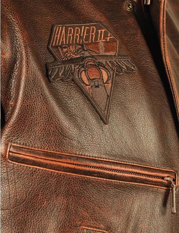Vintage Aviator Bomber Jacket | Genuine Distressed Leather | Removable Hood | Rugged Winter Style