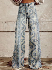 Blue patterned