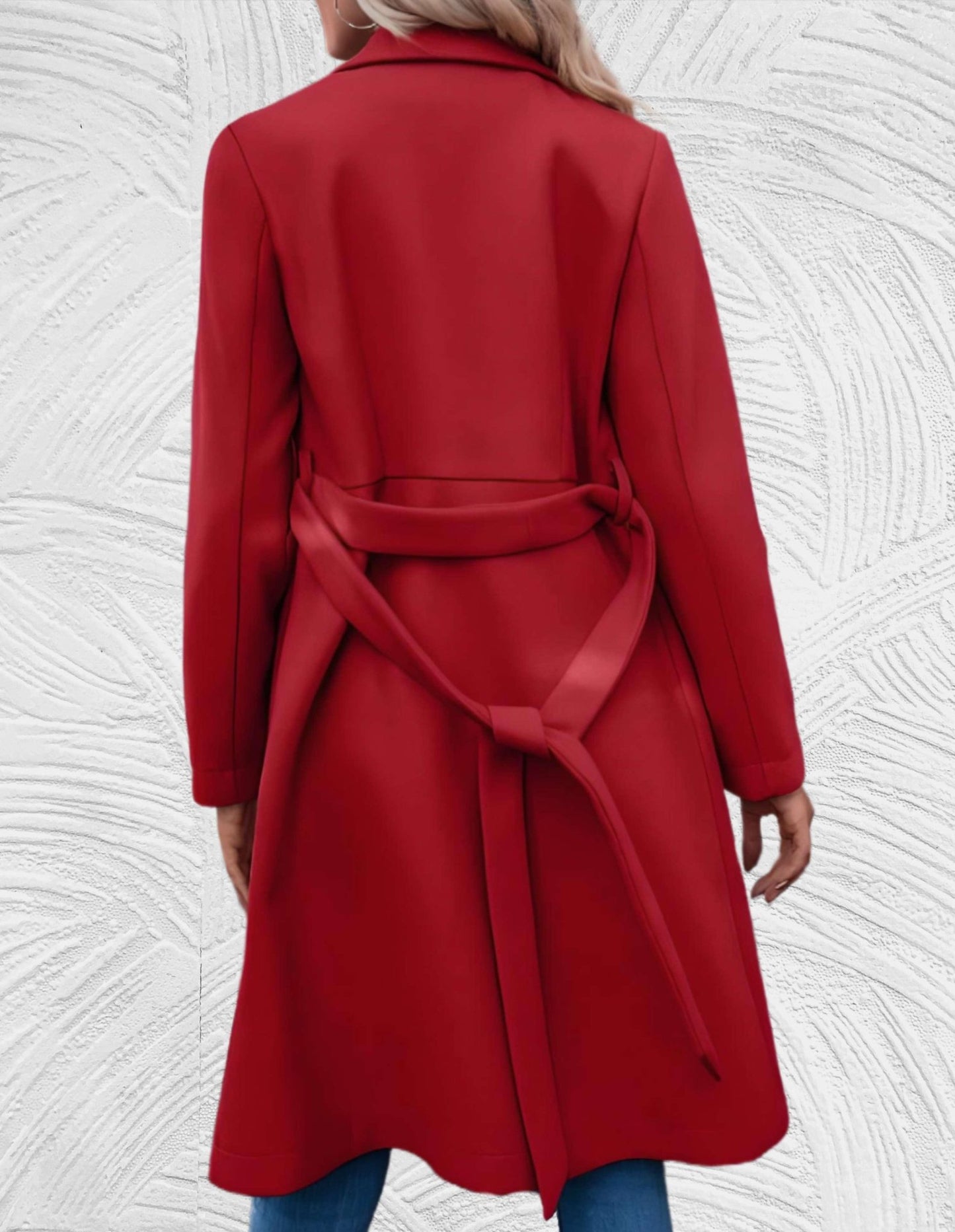 Classic Double-Breasted Trench Coat | Tailored Fit | Lightweight Design | Fall & Spring Essential