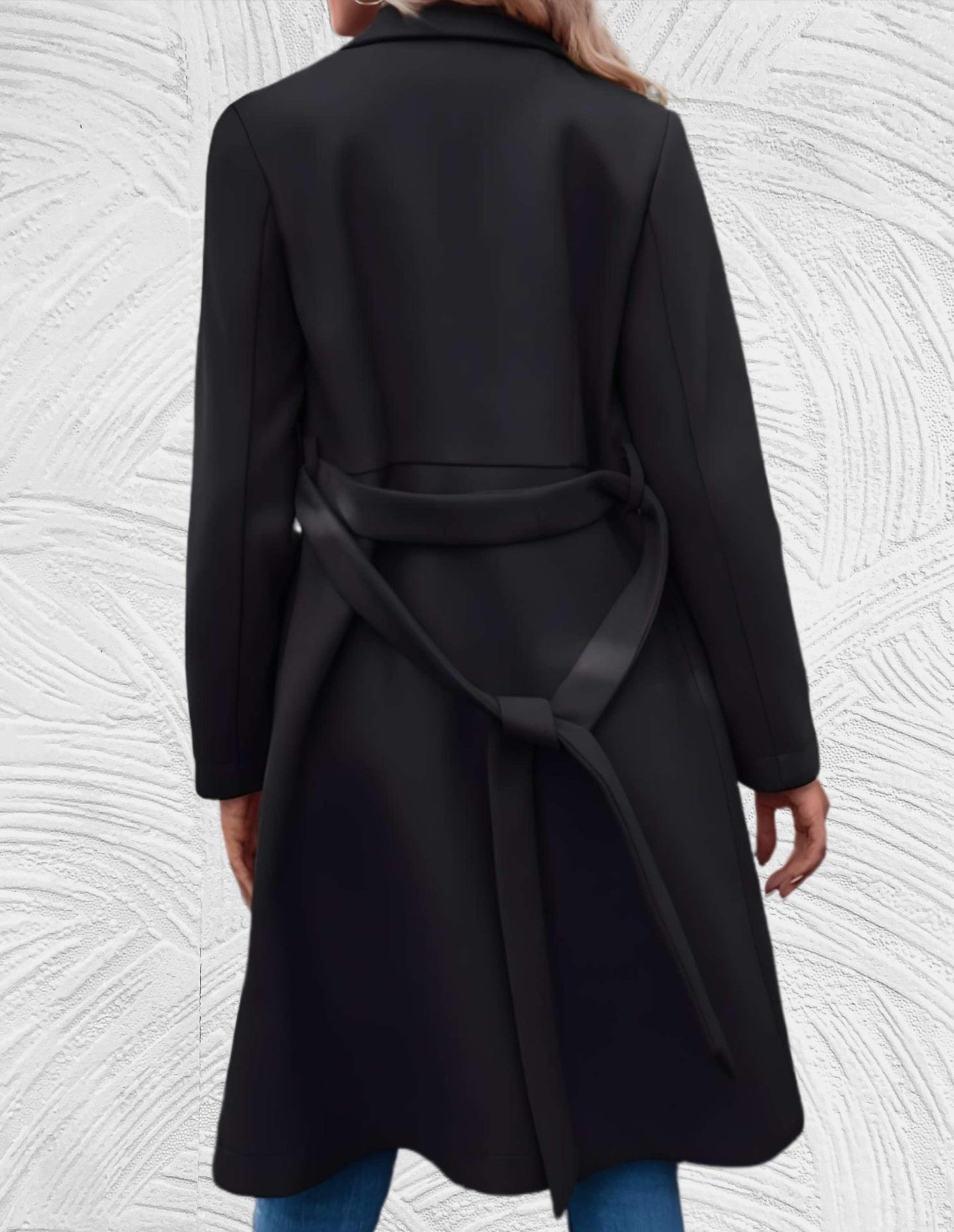 Classic Double-Breasted Trench Coat | Tailored Fit | Lightweight Design | Fall & Spring Essential