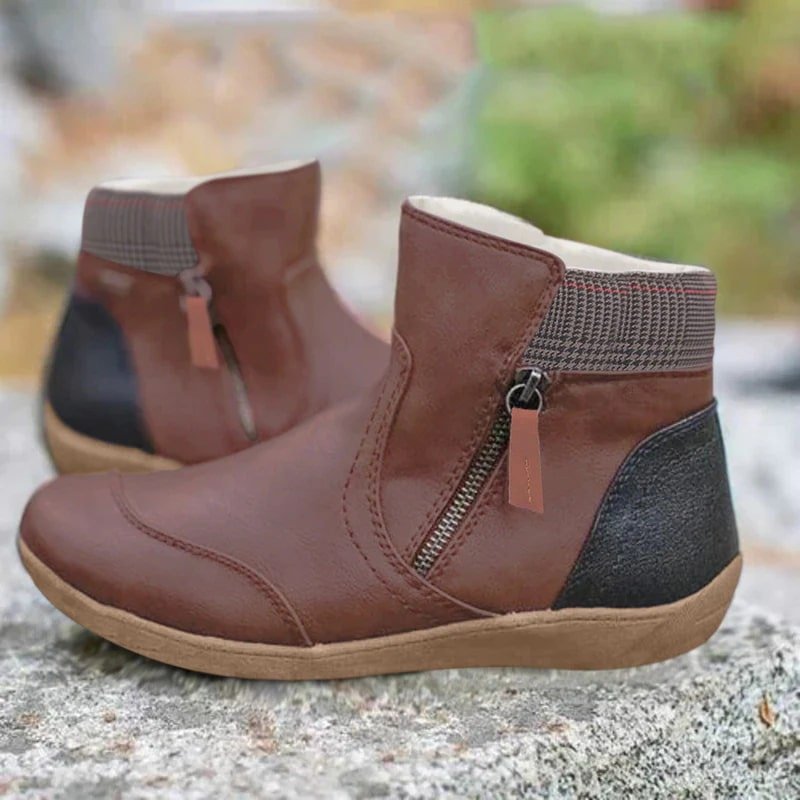 Fleece-Lined Ankle Boots | Warm & Comfortable | Casual Design