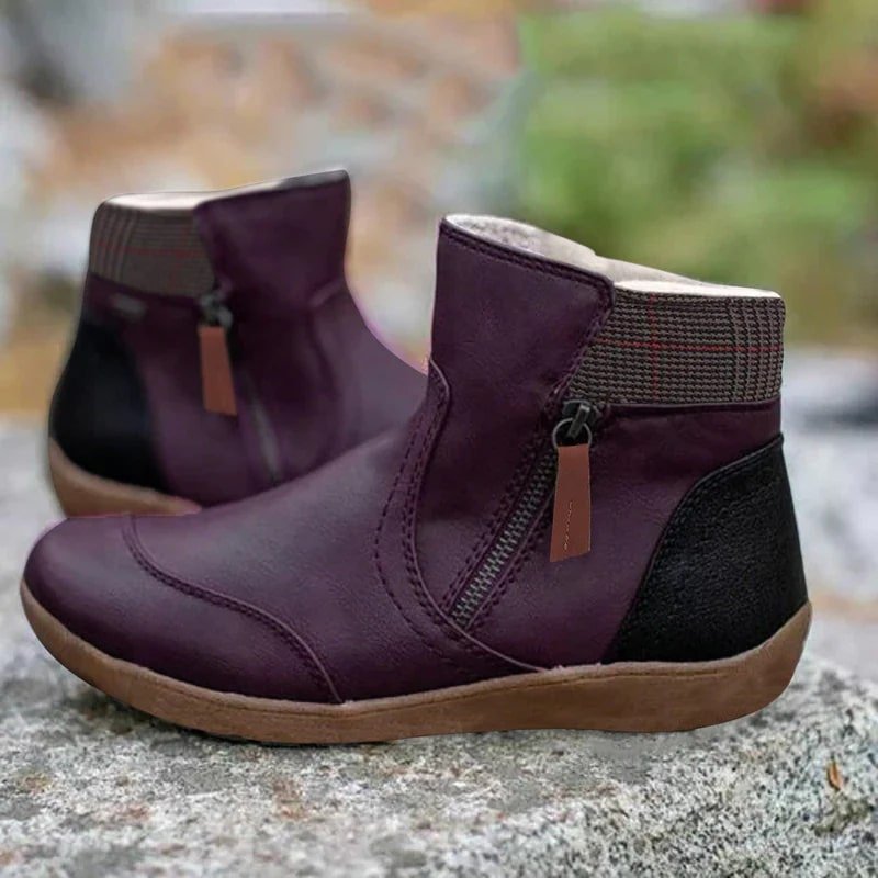 Fleece-Lined Ankle Boots | Warm & Comfortable | Casual Design