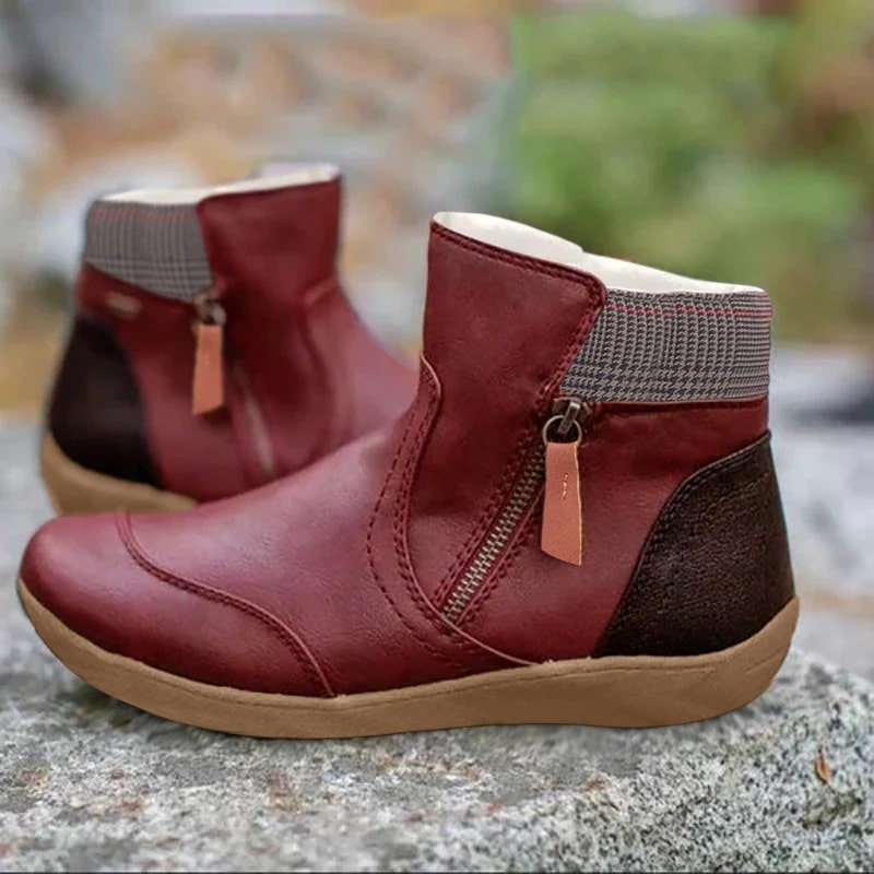 Fleece-Lined Ankle Boots | Warm & Comfortable | Casual Design