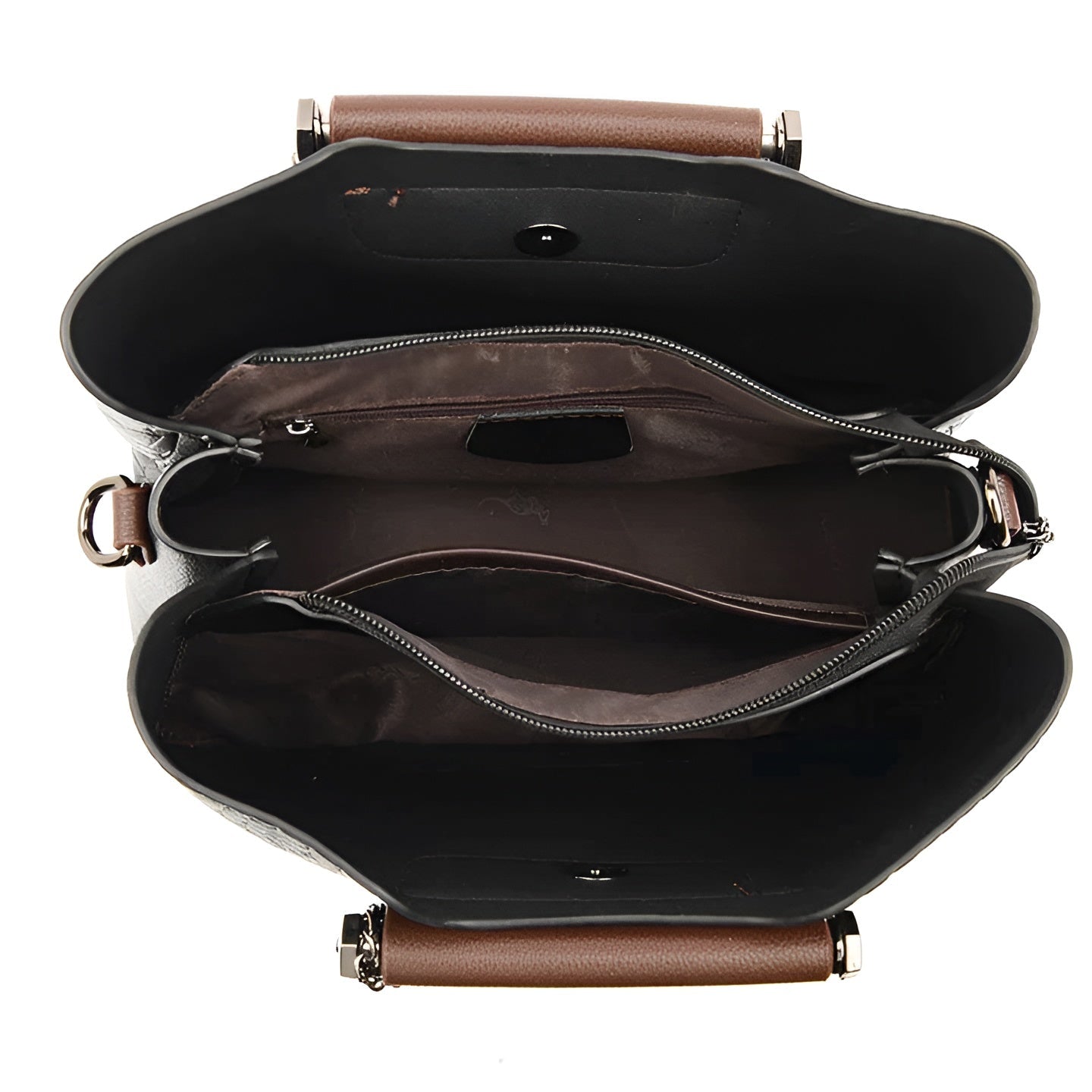 Crocodile Embossed Handbag | PU Leather | Nylon Lining | Elegant Carryall