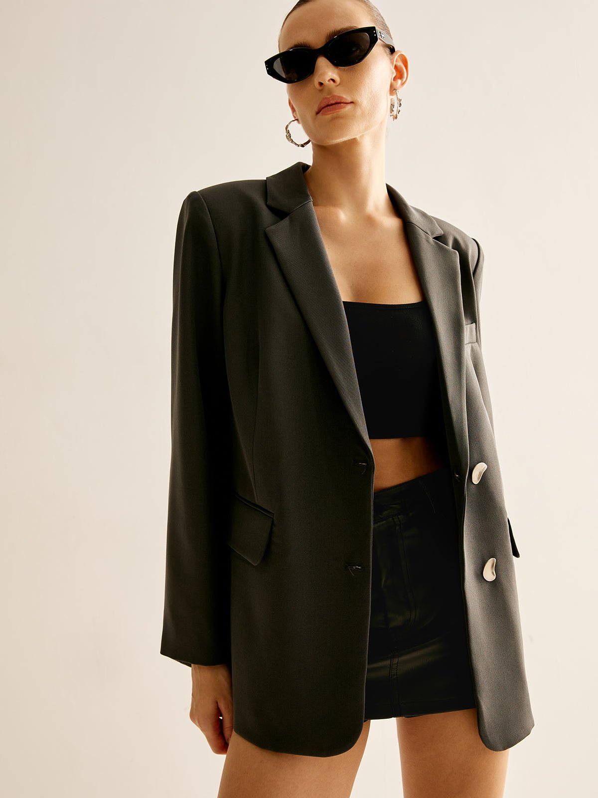 Classic Double-Breasted Blazer | Modern Tailoring | Versatile Layer