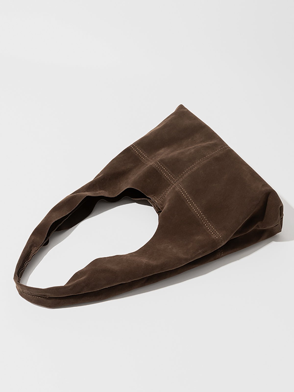 Soft Brown Shoulder Bag | Casual Chic Accessory | 100% Polyurethane