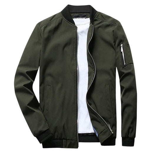 Classic Bomber Jacket | Ribbed Trim | Lightweight Streetwear Layer