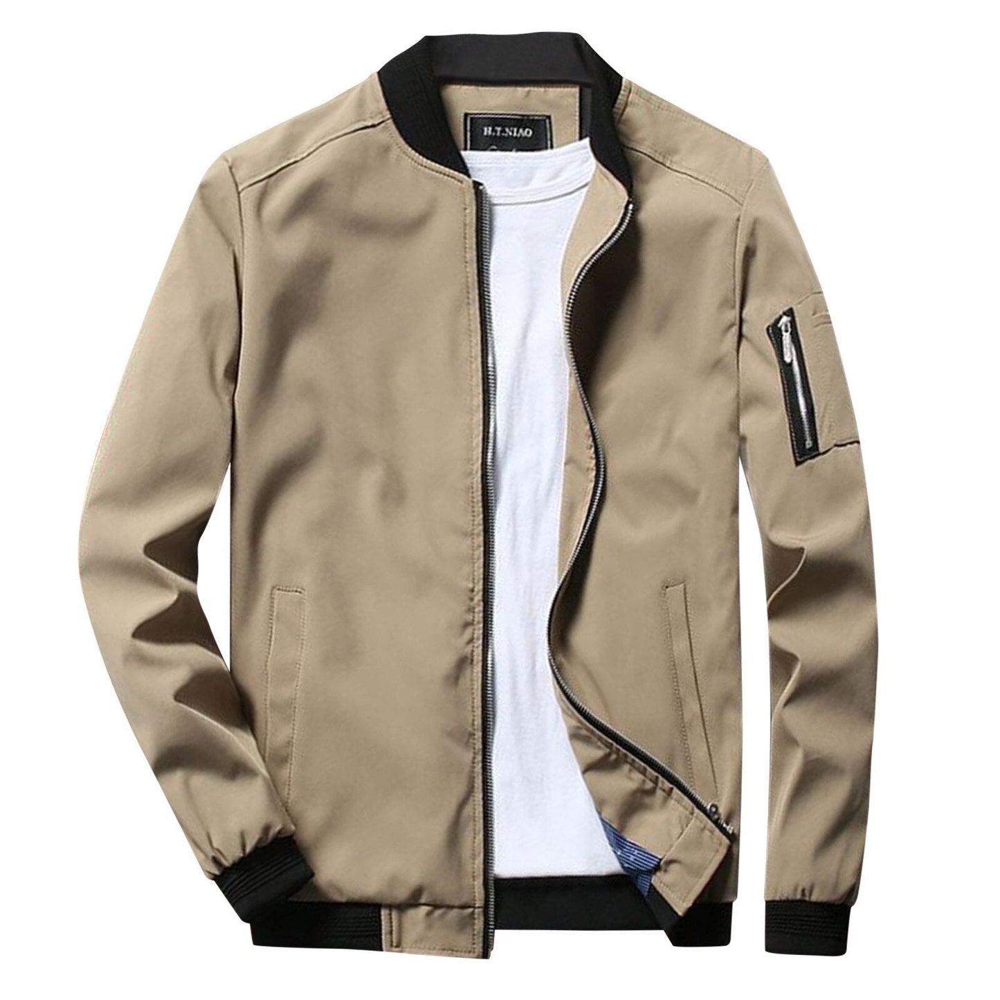 Classic Bomber Jacket | Ribbed Trim | Lightweight Streetwear Layer