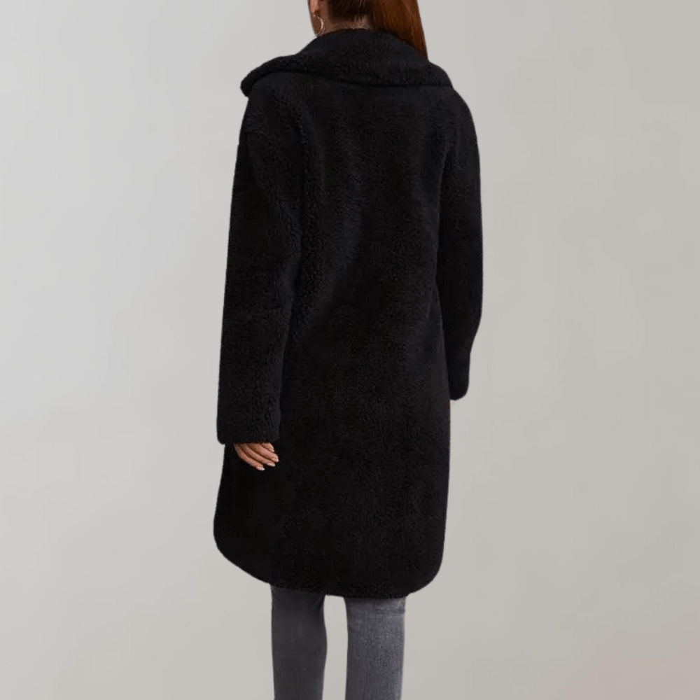 Long Faux Fur Coat | Plush & Warm | Luxe Winter Outerwear | Casual to Formal Wear