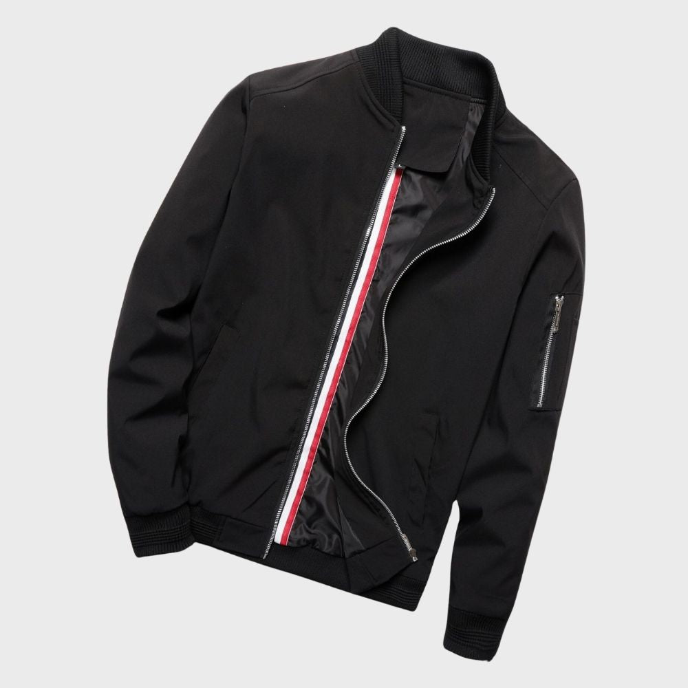 Men’s Bomber Jacket | Slim Fit Zip-Up | Lightweight Urban Layer