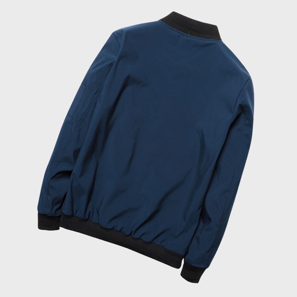 Men’s Bomber Jacket | Slim Fit Zip-Up | Lightweight Urban Layer