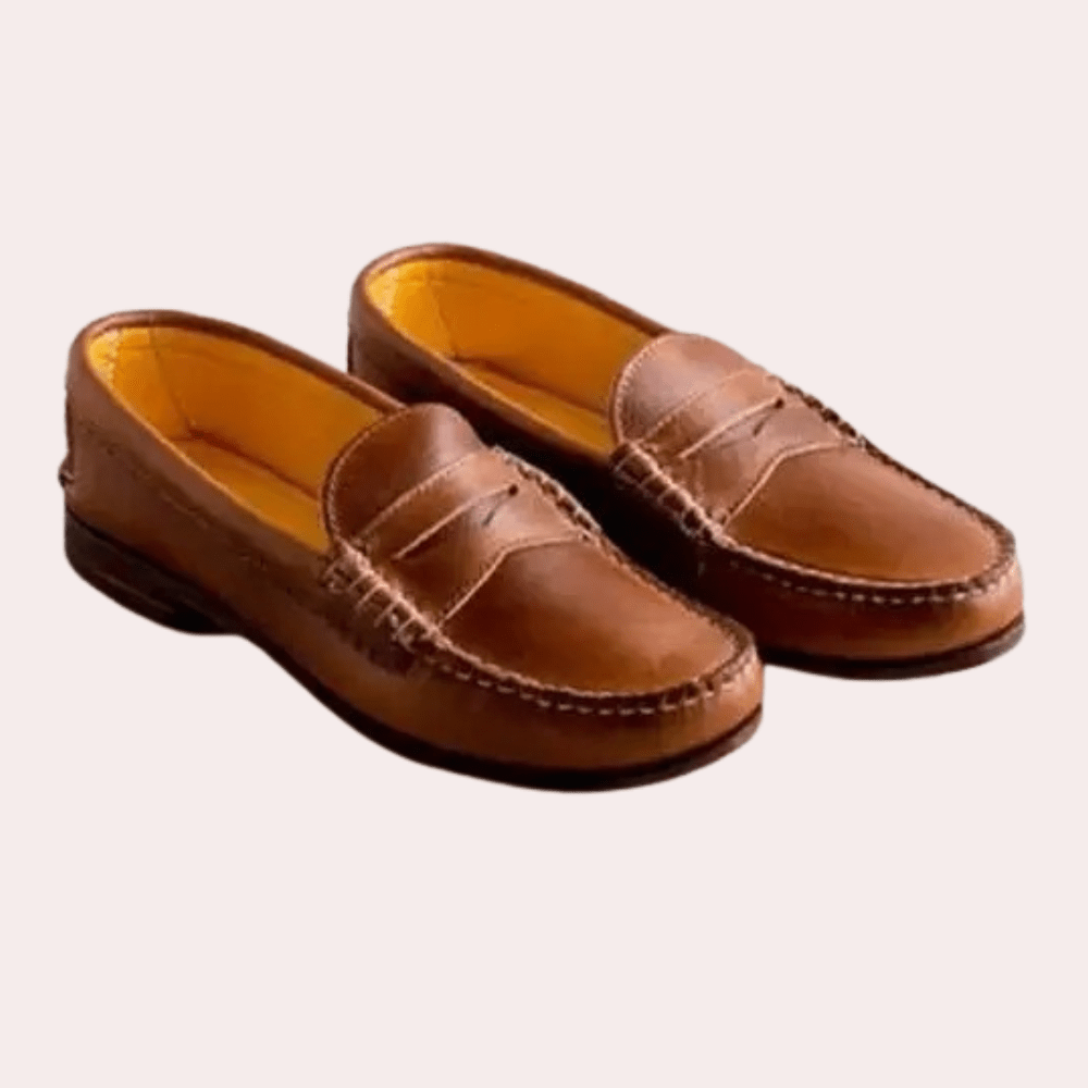 Men’s Classic Leather Loafers | Timeless & Comfortable | Slip-On | Dress & Casual Wear