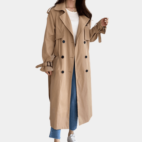 Classic Trench Coat | Adjustable Belted Fit | Timeless Design | Lightweight Layer