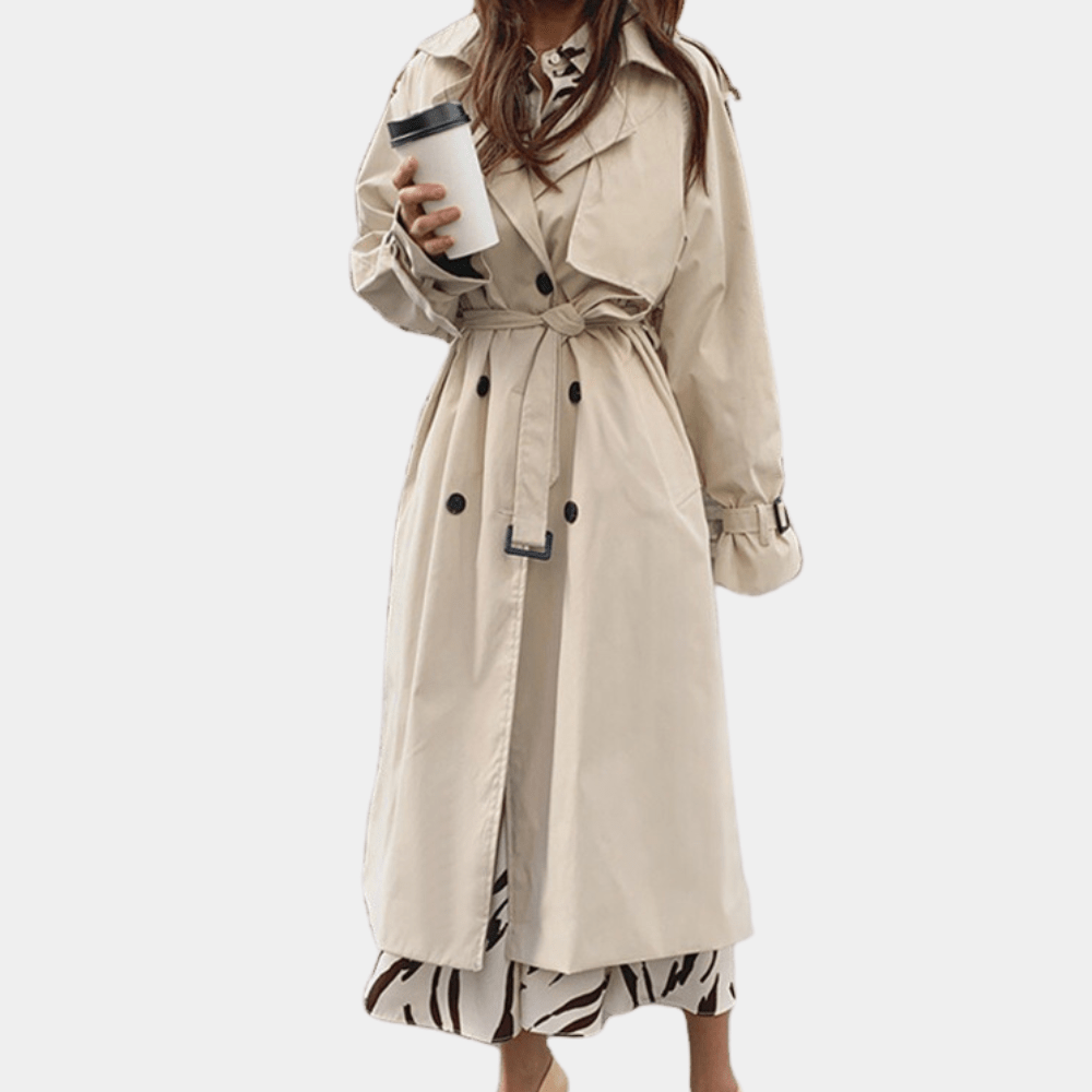 Classic Trench Coat | Adjustable Belted Fit | Timeless Design | Lightweight Layer