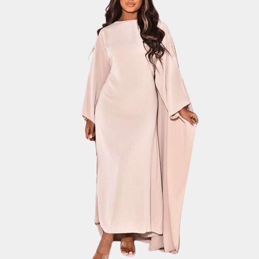 Elegant Flowy Kaftan Dress | Long Sleeve | Modest & Sophisticated