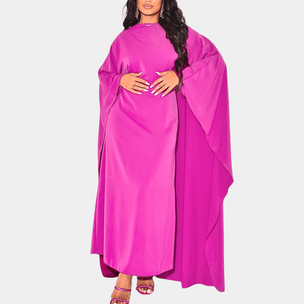 Elegant Flowy Kaftan Dress | Long Sleeve | Modest & Sophisticated