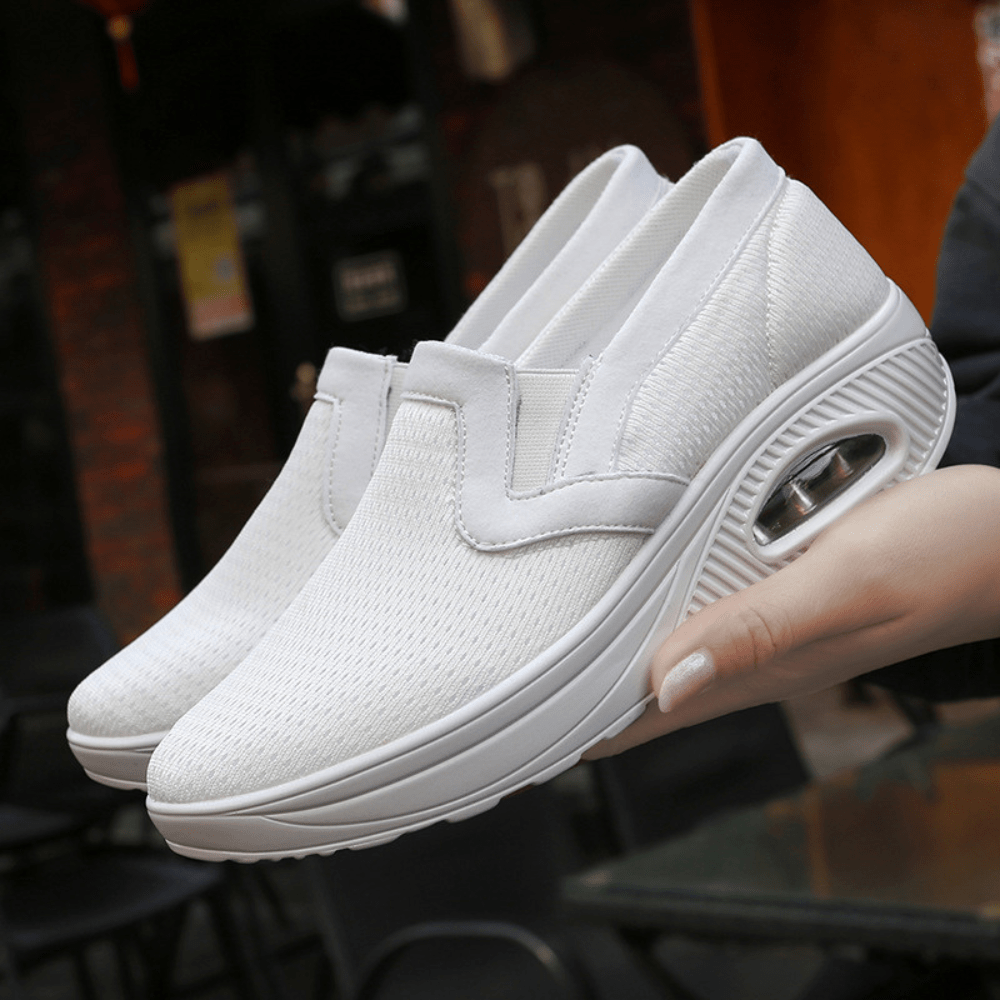 Women's Slip-On Walking Shoes | Lightweight & Breathable | Cushioned Comfort