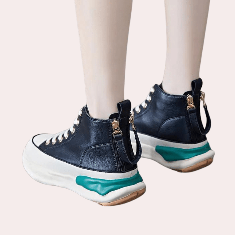 High-Top Chunky Sneakers | Trendy & Comfortable | Elevated Sole | Streetwear Style
