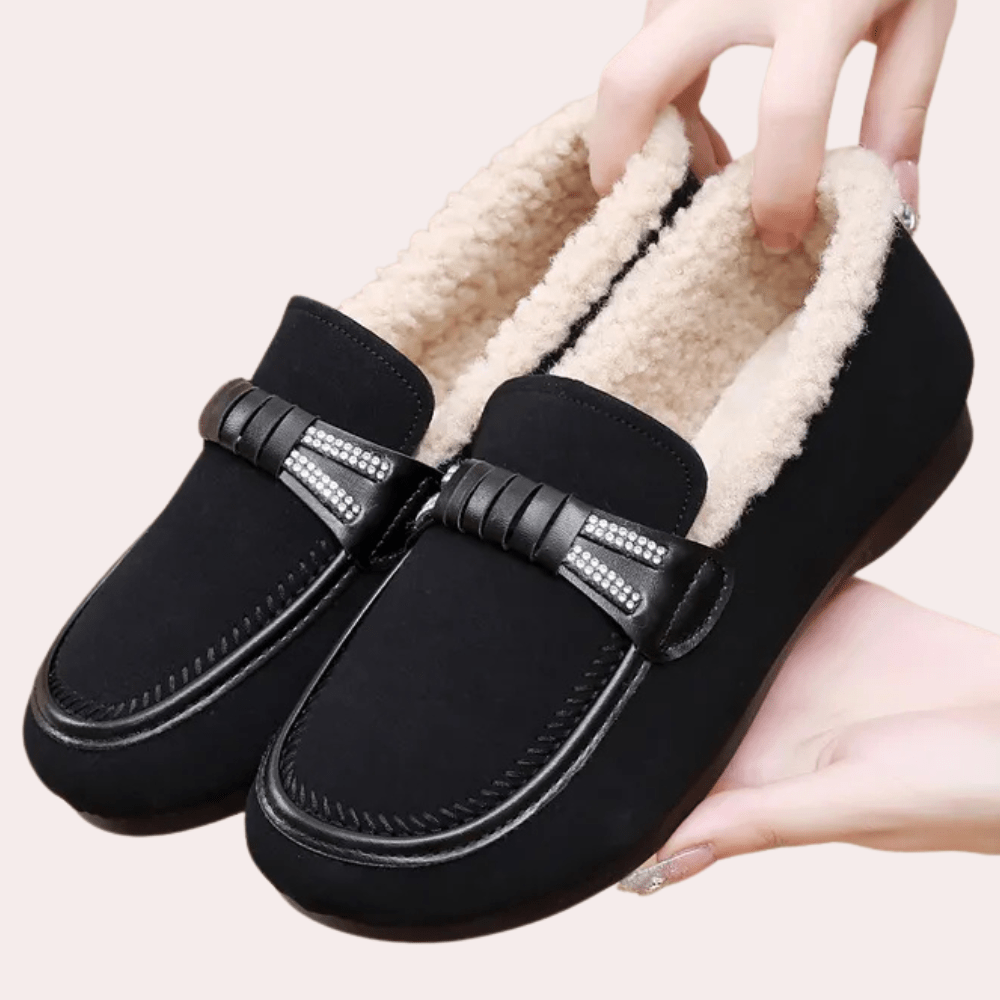 Men’s Fleece-Lined Loafers | Warm & Cozy | Non-Slip Sole | Indoor & Outdoor